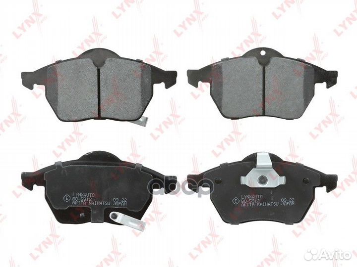 Колодки тормозные дисковые перед прав/лев L