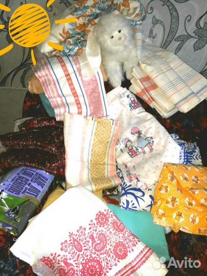 Шторы,Простыни,Отрез ткань СССР