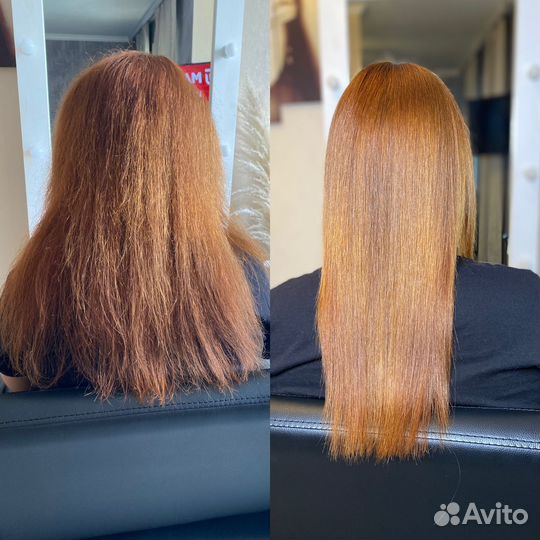 Кератиновое выпрямление