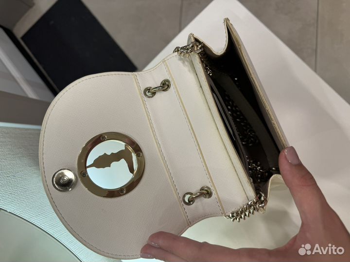 Сумка натуральная кожа бежевая