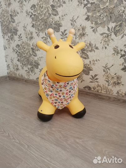 Игрушка Корова прыгунок