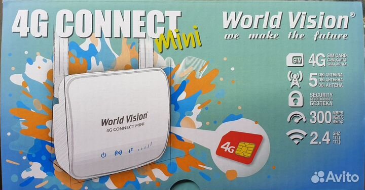 Маршрутизатор World Vision 4G connect LTE + Wi-Fi