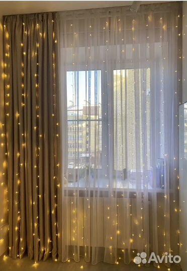 Гирлянда шторы 3х3