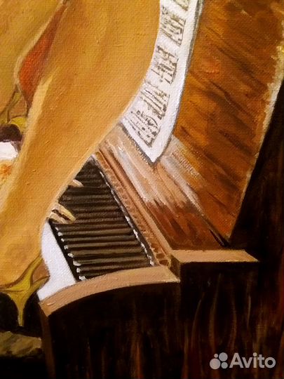 Картина. Копия с картины Роберта Макгинниса