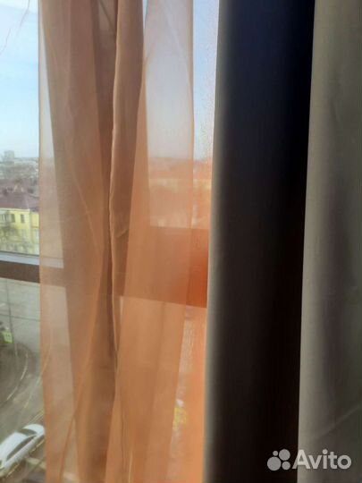 Тюль новый отрез 7,5м. высота 3м