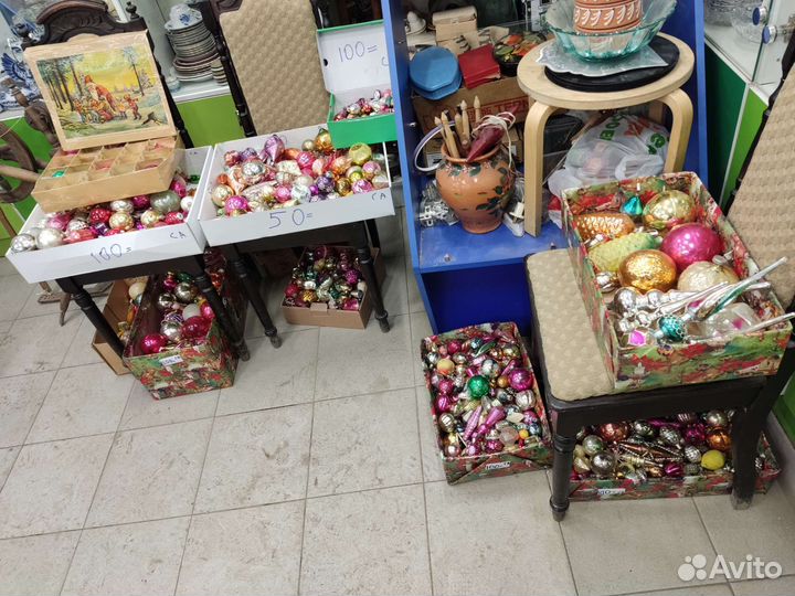 Ёлочные украшения игрушки СССР