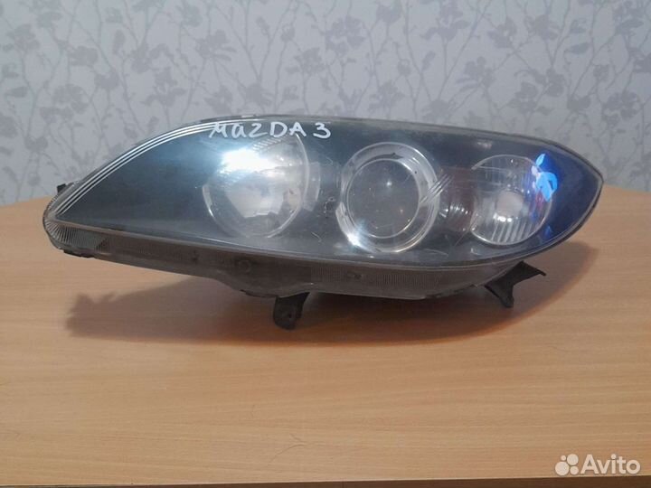 Фара mazda 3 bk дорестайлинг