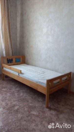 Детская кровать IKEA с матрасом