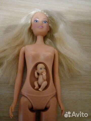 Кукла беременная steffi и малютки EVI