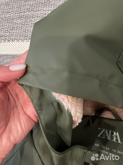 Новая парка утепленная zara