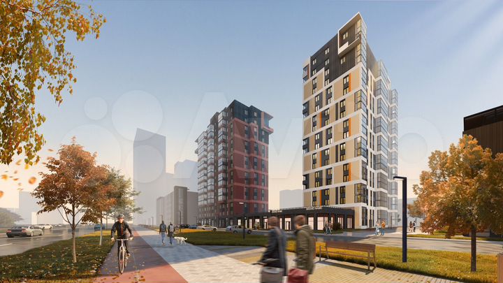 4-к. квартира, 87,6 м², 10/15 эт.