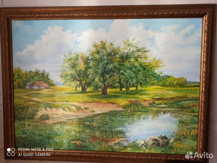 Картина маслом на холсте пейзаж
