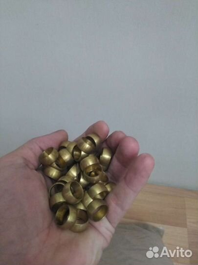 Кольца бронзовые 14-17 диаметр