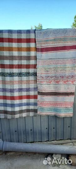 Домотканые половики и вязаные коврики