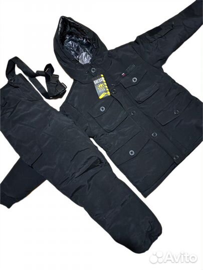 Тактический Зимний Костюм Горка 8 Черный