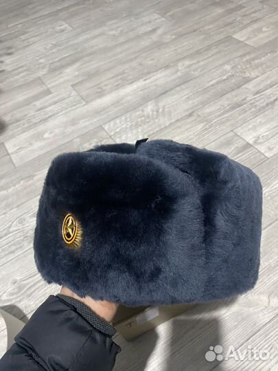 Шапка Ушанка офицерская зимняя