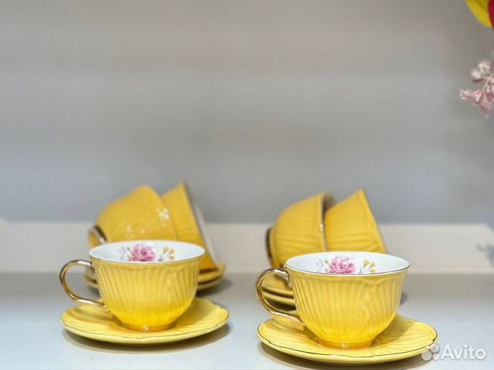 Чайный сервиз фарфор новый