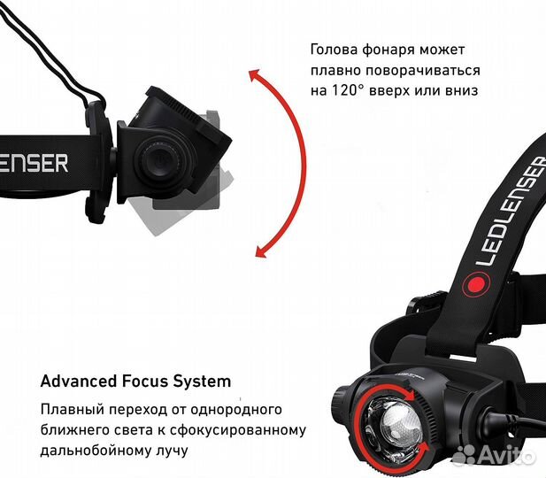 Налобный фонарь LedLenser H15R Core 2500лм IP67
