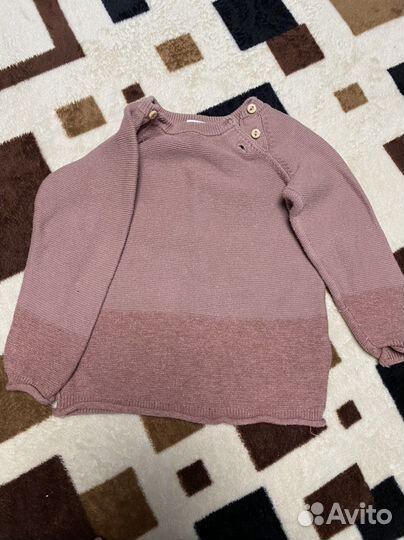 Вязанный костюм детский 74 размер