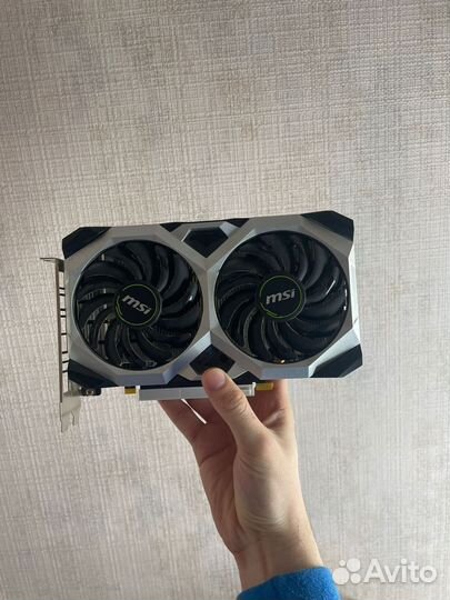 Видеокарта MSI GeForce GTX 1660 ventus XS OC 6 GB