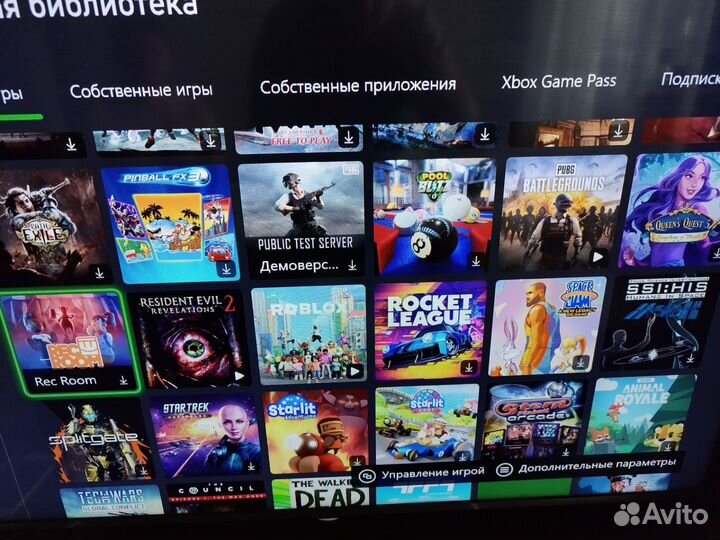 Игровая приставка Xbox one с играми на 500 Gb