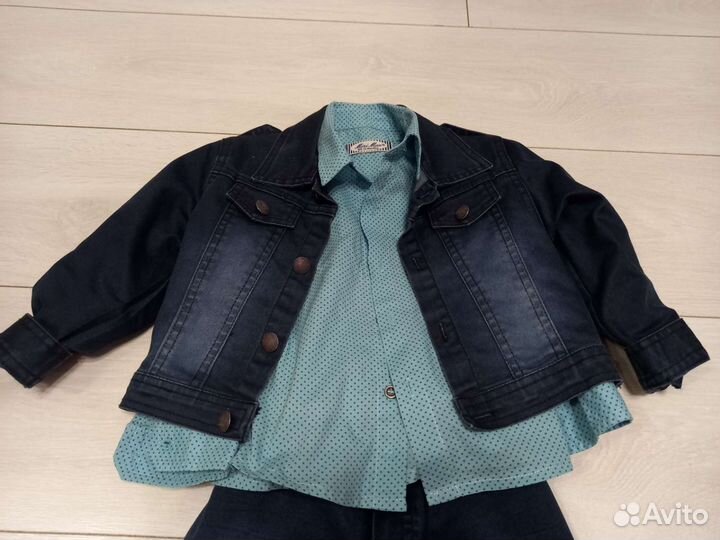 Костюм для мальчика джинсовый