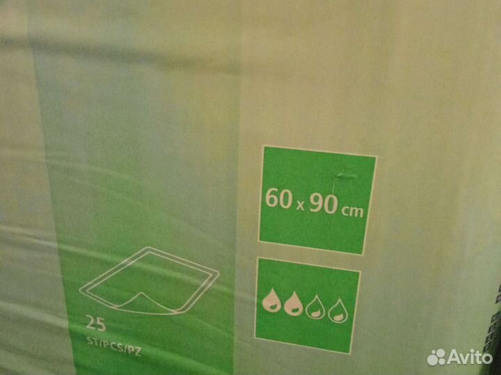 Пеленки одноразовые 60х90