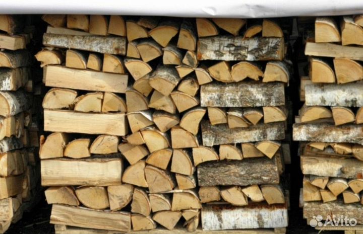 Дрова березовые колотые