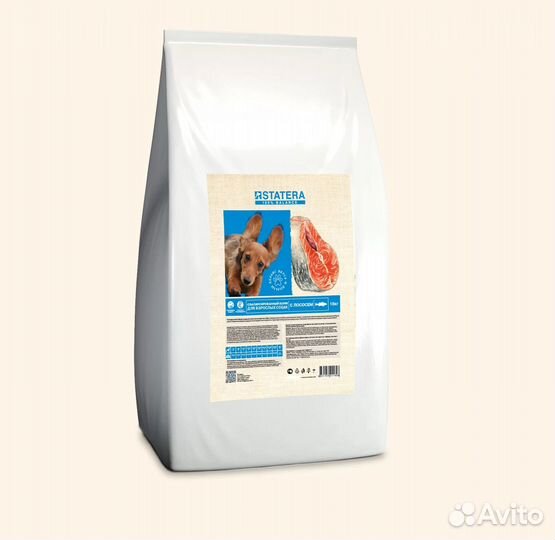 Корм Statera(Статера) для собак с лососем 18 кг