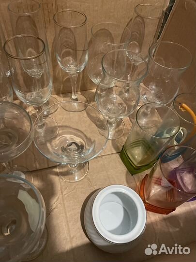 Бокалы разные