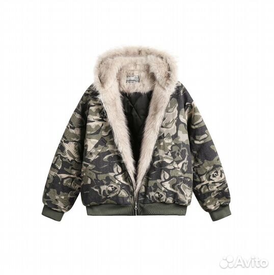 Бомбер camo с мехом Archive realtree