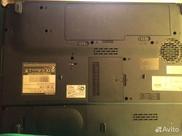 Toshiba Satellite L350 на разбор
