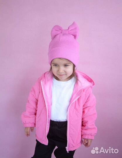 Шапка Лола для девочки розовая