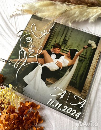Прозрачный фотоальбом на заказ / Любой макет