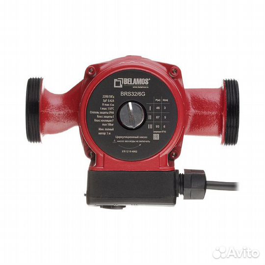 Циркуляционный насос BRS32/6G (180мм)