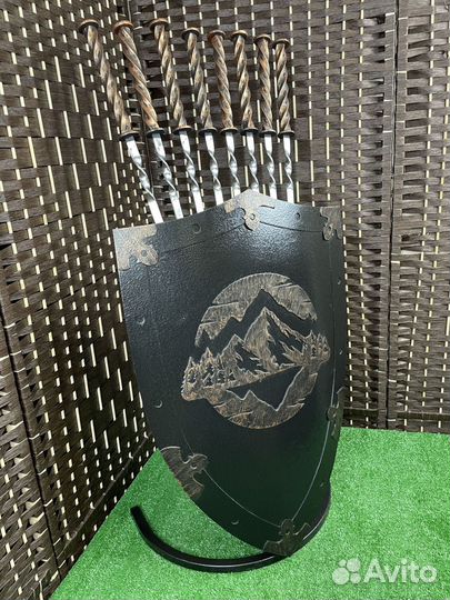 Подставка для шампуров Щит-Горы