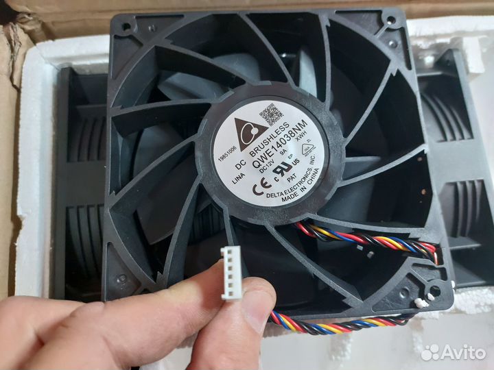 Вентилятор кулер для асика Whatsminer 6 pin