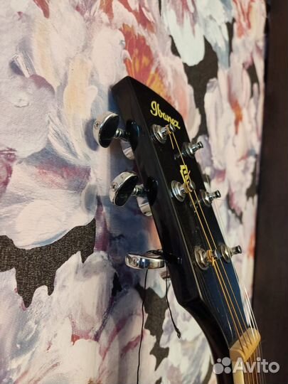 Электроакустическая гитара ibanez PF15ECE-BK