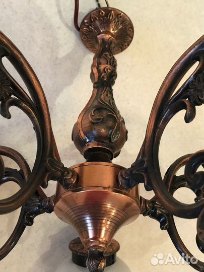 Медь Люстра 5 рожковая СССР доставка