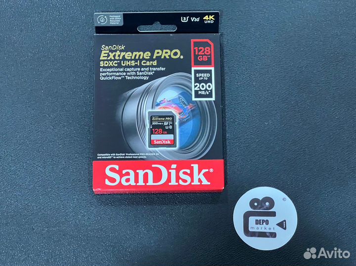 Sandisk extreme pro 128 gb v30