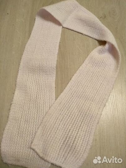 Комплект шапка, шарф для девочки 0,5-1,5 года