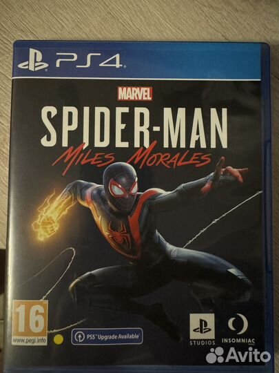 Spider man miles morales ps4 диск