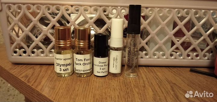 Масляные духи, миниатюры, пробники