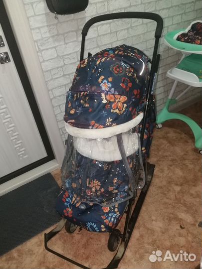 Коляска санки