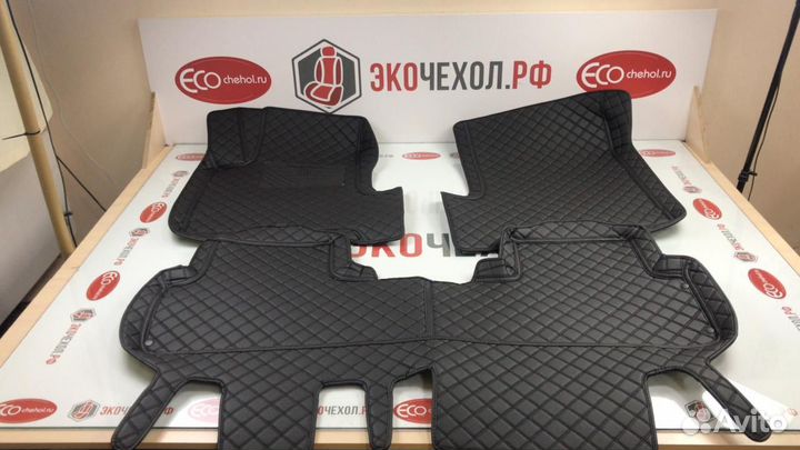 3D Коврики Mitsubishi Montero Sport из Экокожи