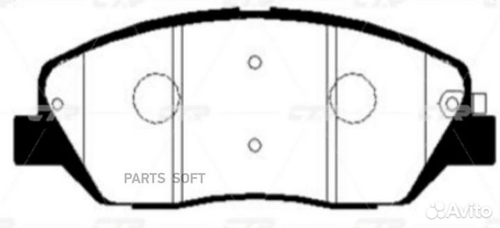 CTR GK0565 (старый номер ckks-9) Колодки тормозные