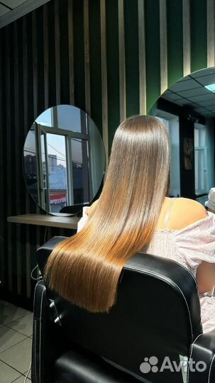 Модель на кератиновое выпрямление