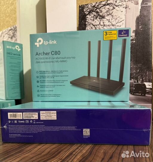 Wi-Fi роутер TP-Link Archer C80 AC1900