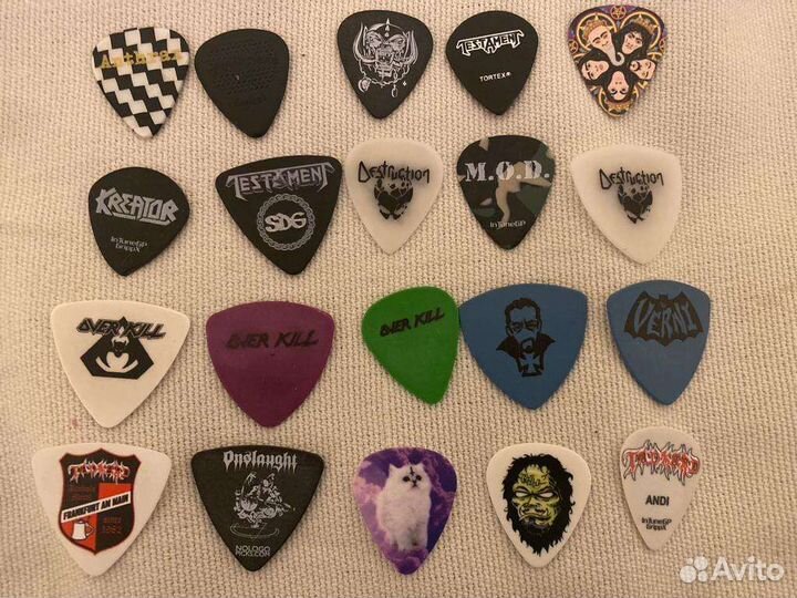Медиаторы Pick thrash metal