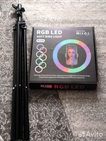 Кольцевая лампа rgb led mj26